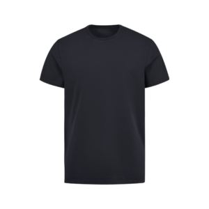 Sleek Stash Men's Plain Black T-Shirt For Everyday Essential